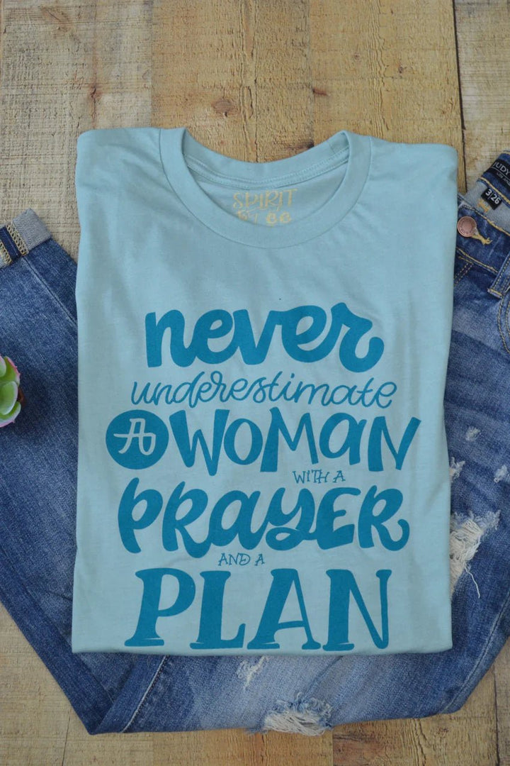 Prayer and a Plan Tee Shirts - Simply Polished Boutique