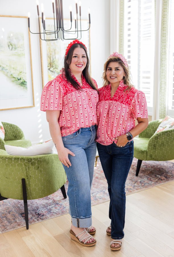 Reece Icon Embroidered Top - Simply Polished Boutique