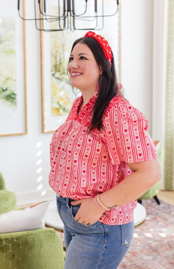 Reece Icon Embroidered Top - Simply Polished Boutique