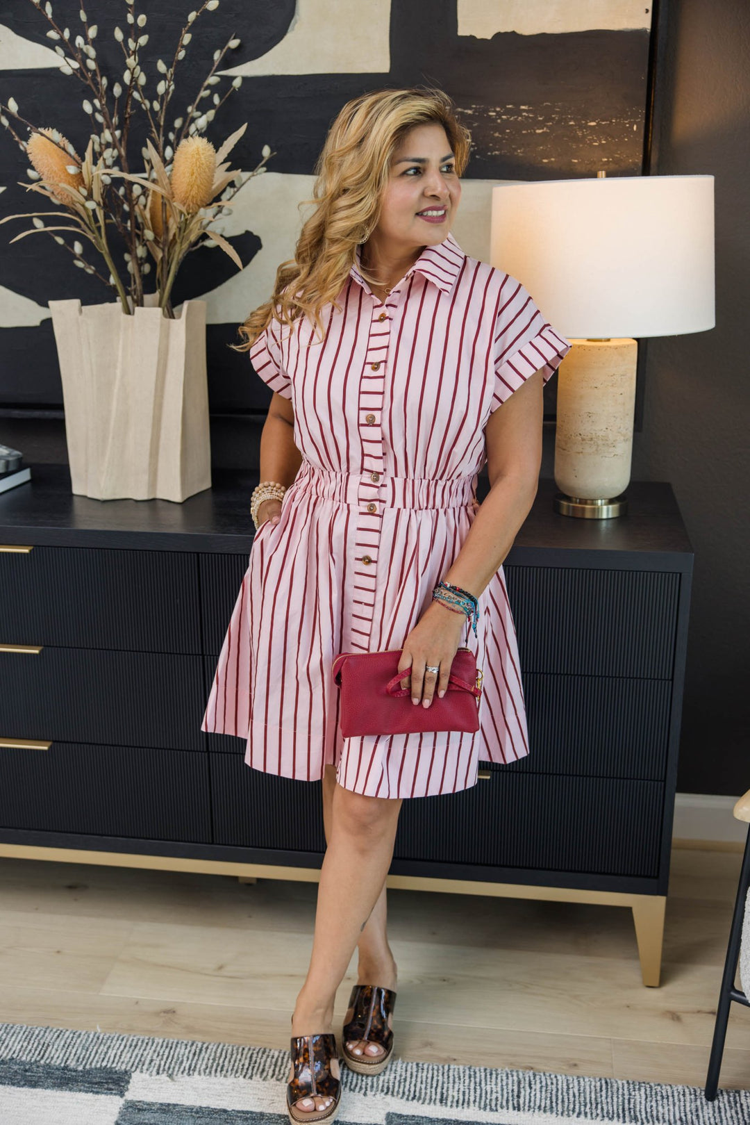 Rosé Market Dress - Simply Polished Boutique