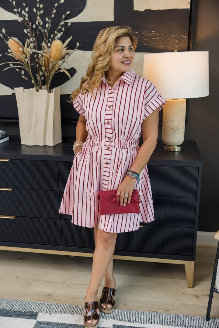 Rosé Market Dress - Simply Polished Boutique
