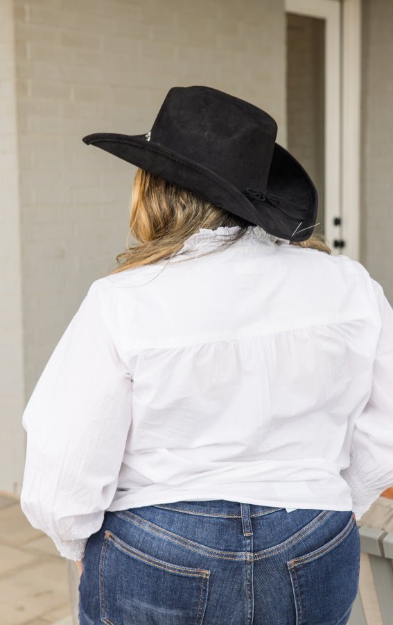 Ruby Button Top - Simply Polished Boutique