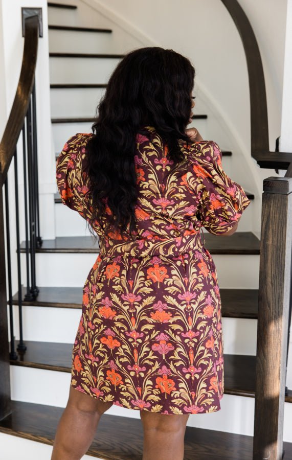 Sarah Belted Mini Dress - Simply Polished Boutique