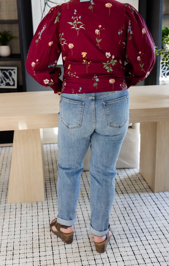 Savannah Smocked Blouse - Simply Polished Boutique