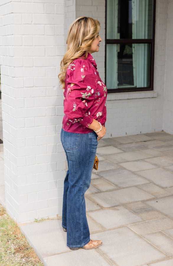 Savannah Smocked Blouse - Simply Polished Boutique