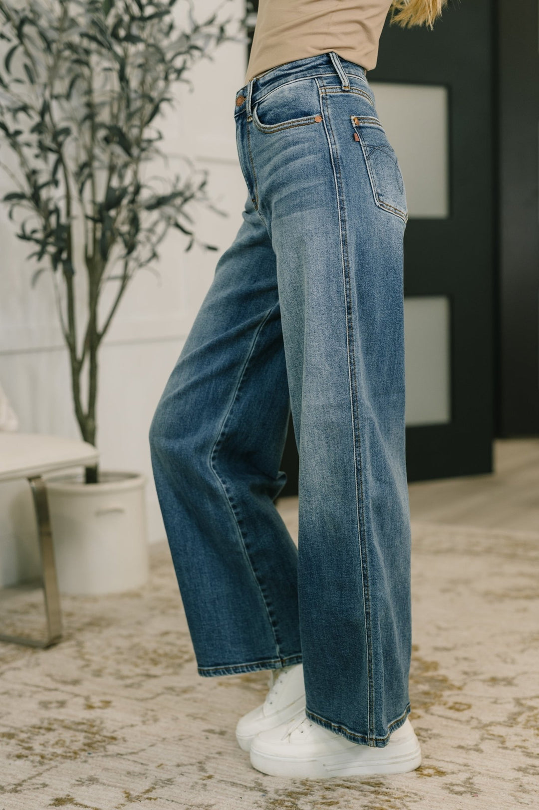 Shayla High Waist Retro Wide - Simply Polished Boutique
