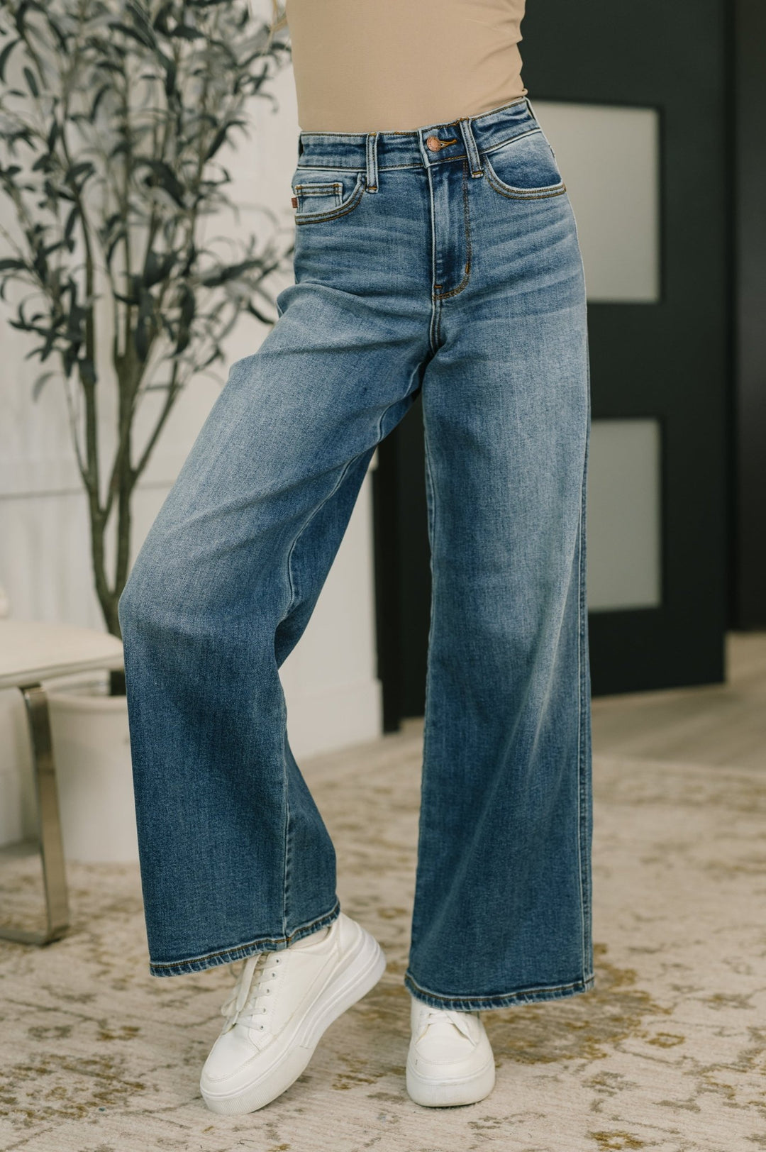 Shayla High Waist Retro Wide - Simply Polished Boutique