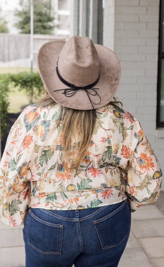 Sky Button Top - Simply Polished Boutique