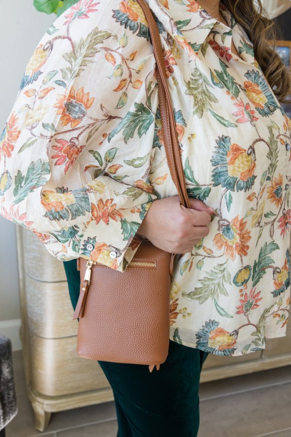 Sky Button Top - Simply Polished Boutique