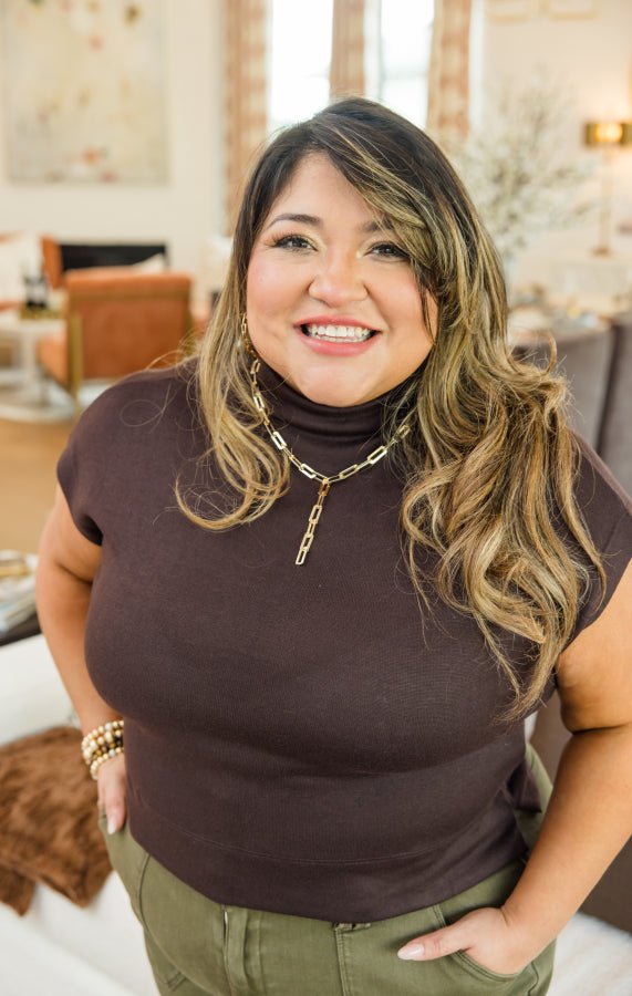 Sleek Mock Neck Pullover - Simply Polished Boutique