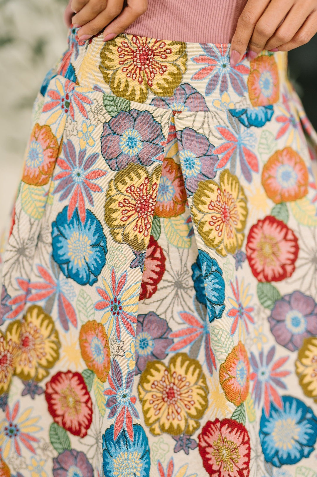 Sound Mind Floral Midi Skirt - Simply Polished Boutique