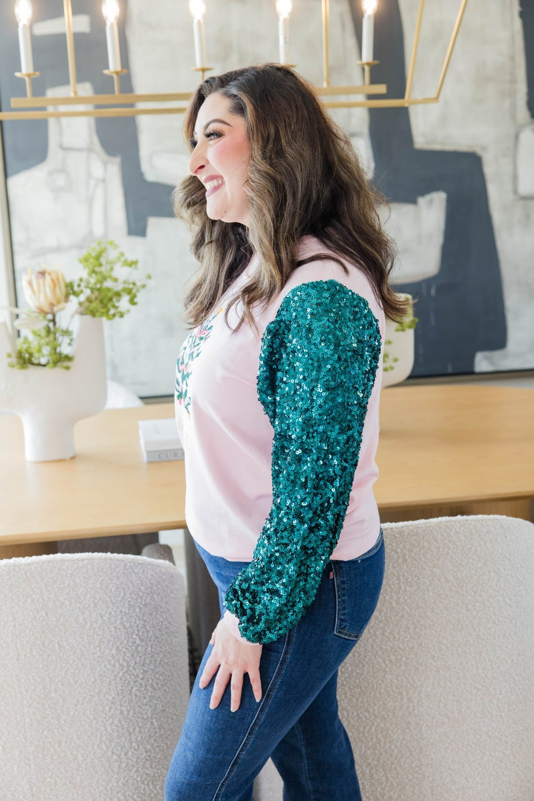 Sparkle Top- Merry &amp; Bright - Simply Polished Boutique
