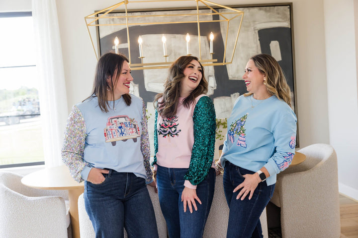 Sparkle Top- Merry &amp; Bright - Simply Polished Boutique