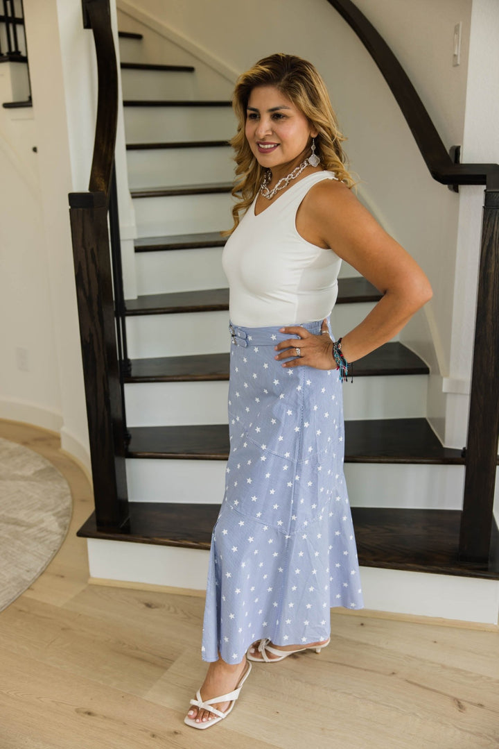 Stars Aligned Maxi Skirt - Simply Polished Boutique