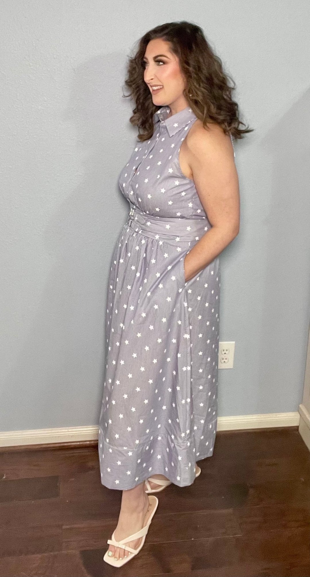 Stars Aligned Midi Dress - Simply Polished Boutique