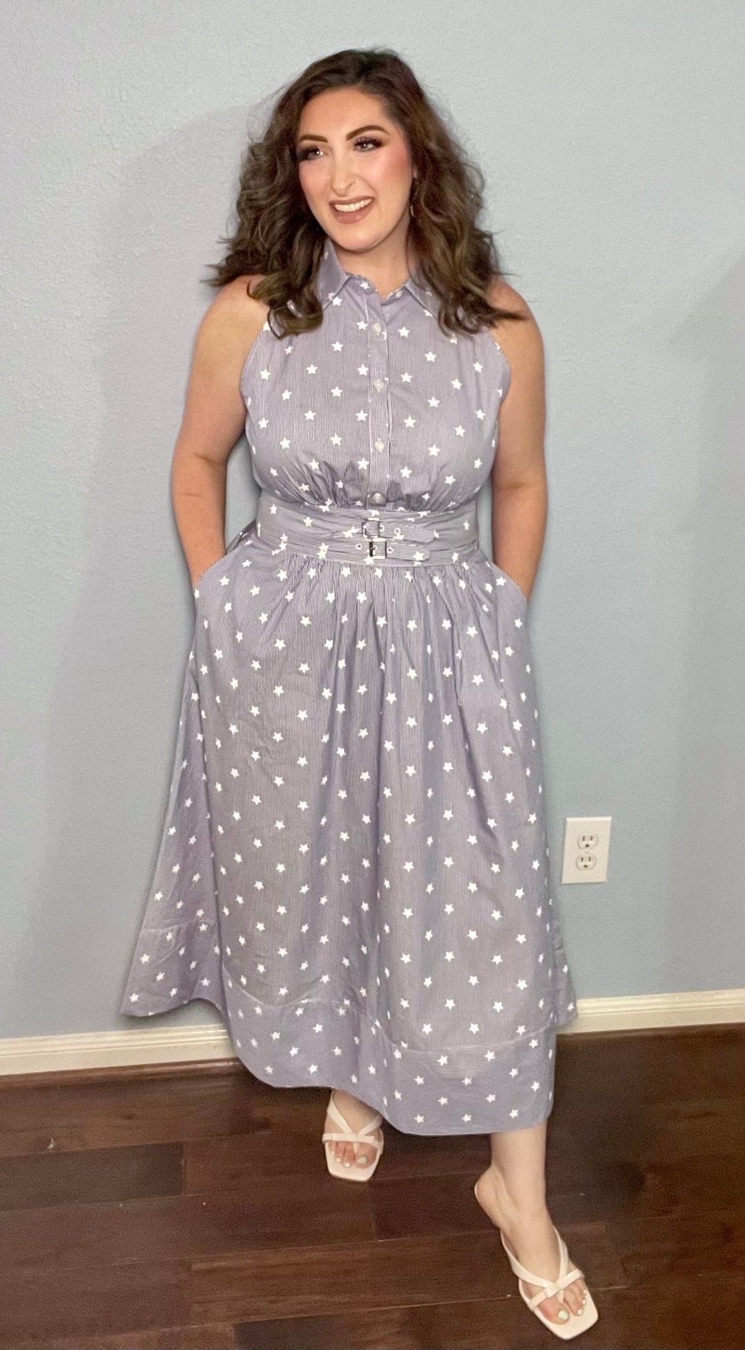 Stars Aligned Midi Dress - Simply Polished Boutique