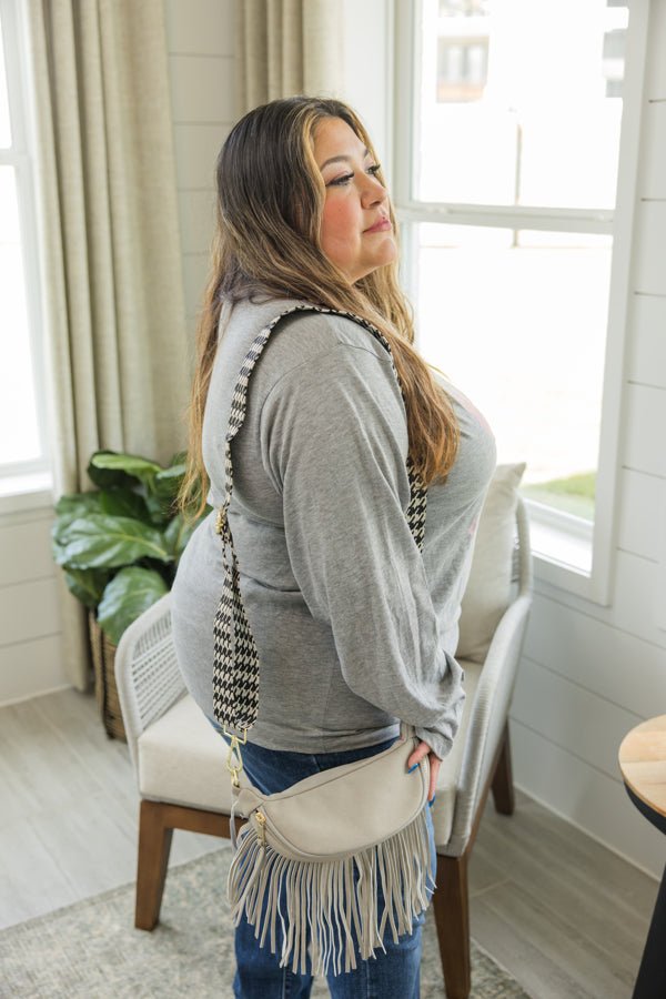 Suede Removeable Fringe - Bum Bag - Hip Bag - Simply Polished Boutique