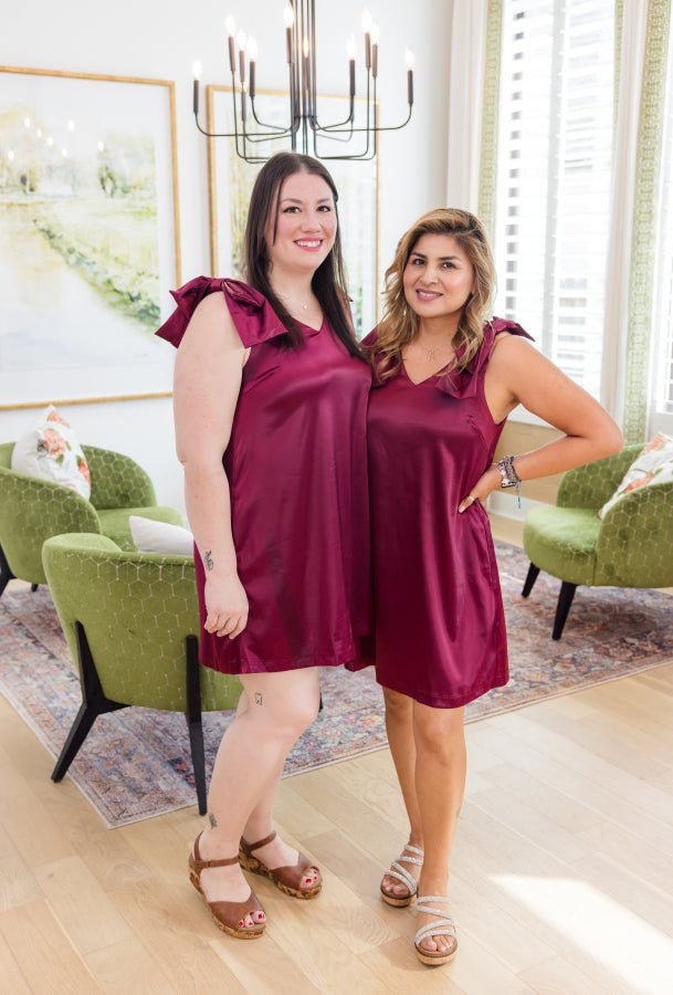 Sweet Intentions Bow Dress - Simply Polished Boutique