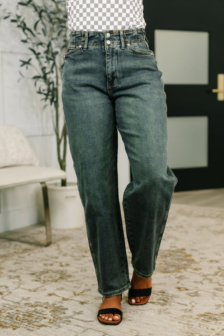 Teressa High Waist Marlow Jean with Hollywood Waist - Simply Polished Boutique
