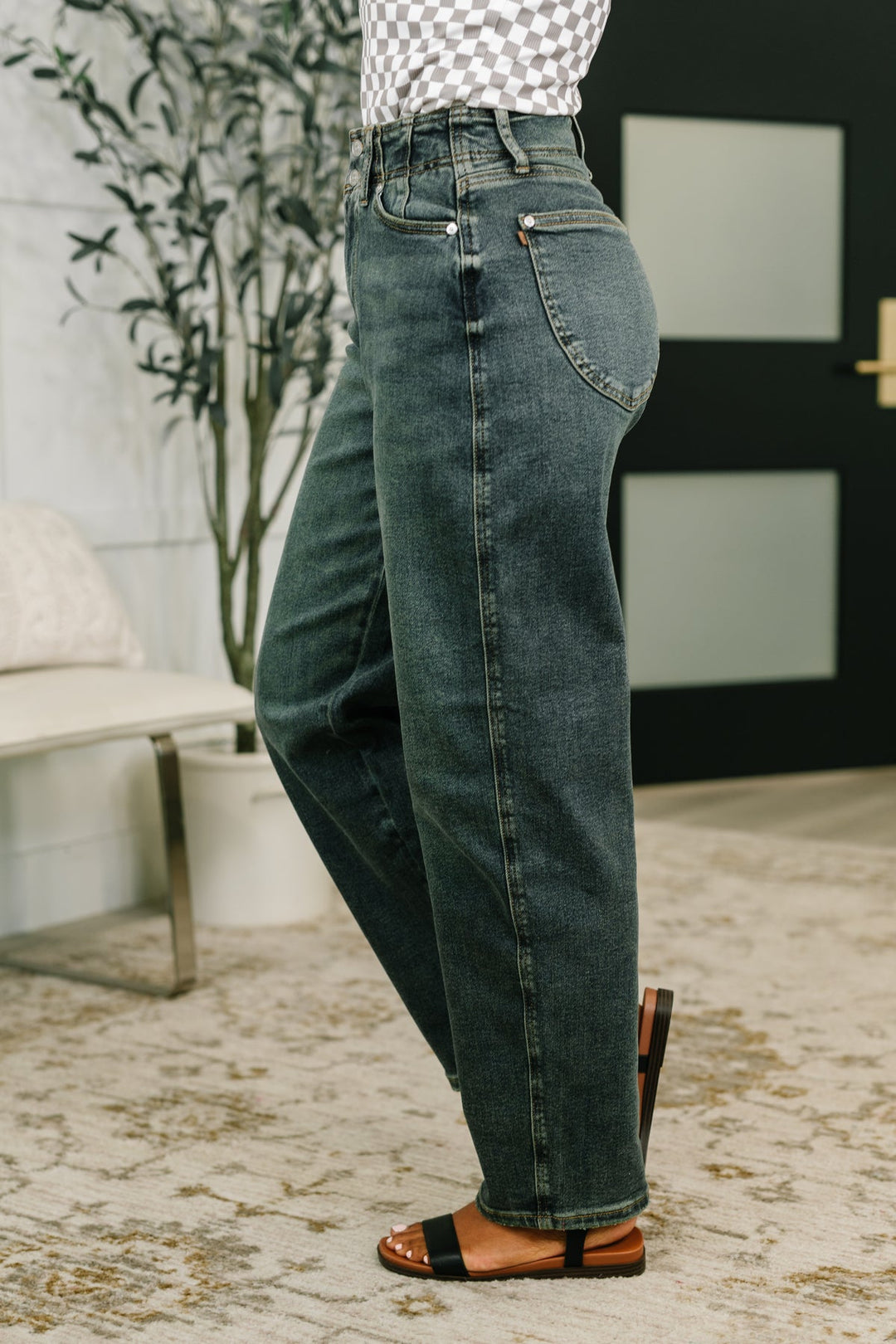 Teressa High Waist Marlow Jean with Hollywood Waist - Simply Polished Boutique