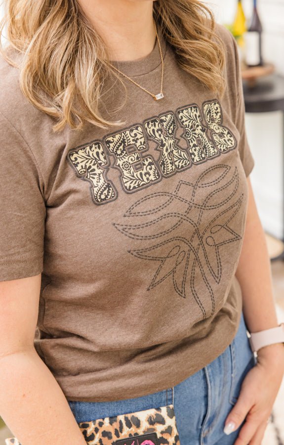 Texas Tee Shirt - Simply Polished Boutique