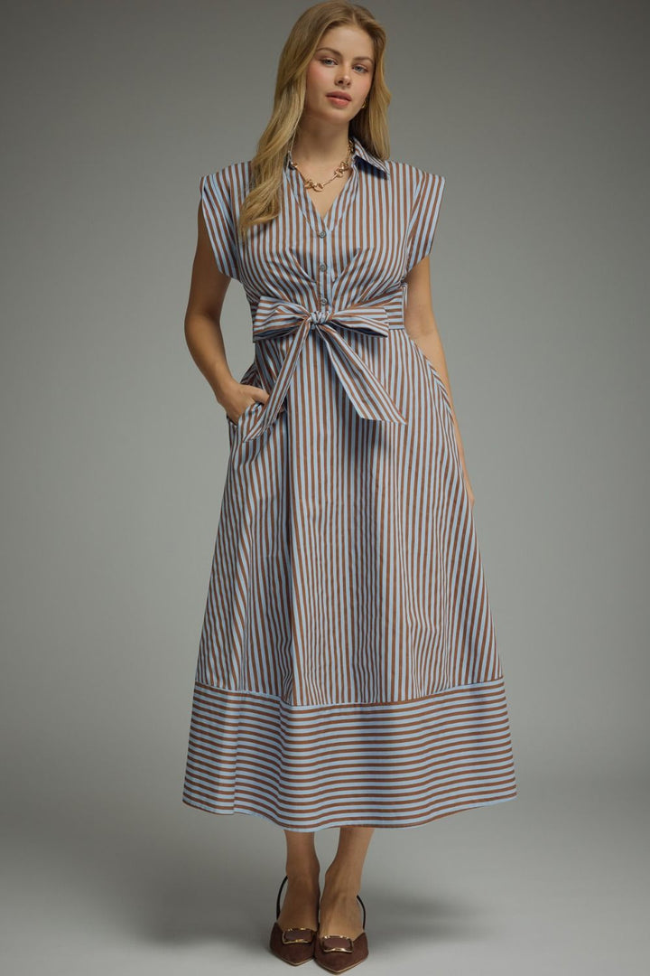 The Boardwalk Belle Midi Dress - Simply Polished Boutique