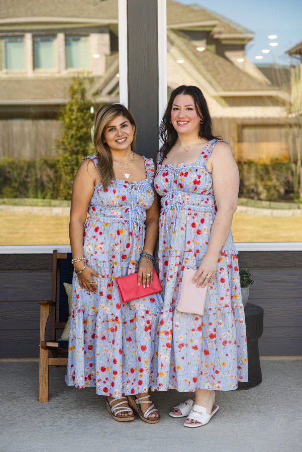 The Callie Frill Midi Dress - Simply Polished Boutique