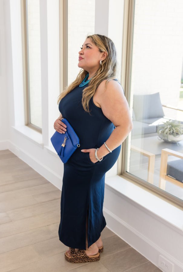 The Camille Knit Midi Dress - Simply Polished Boutique