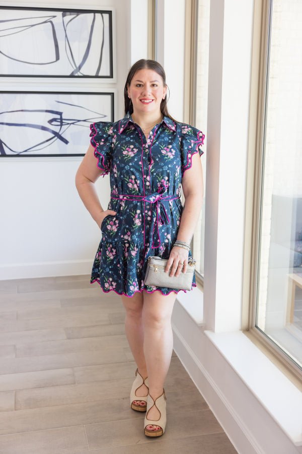 The Camille Tie Dress - Simply Polished Boutique