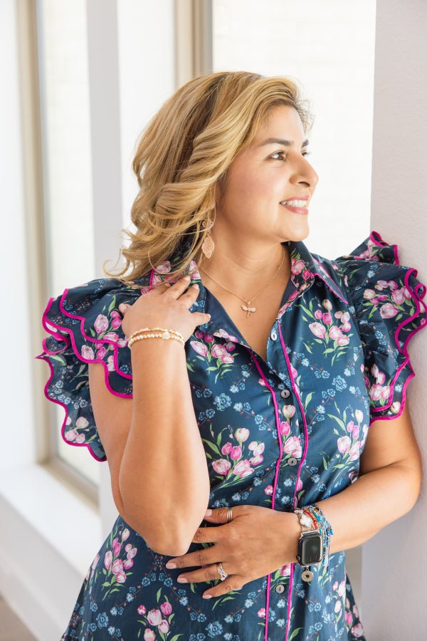 The Camille Tie Dress - Simply Polished Boutique