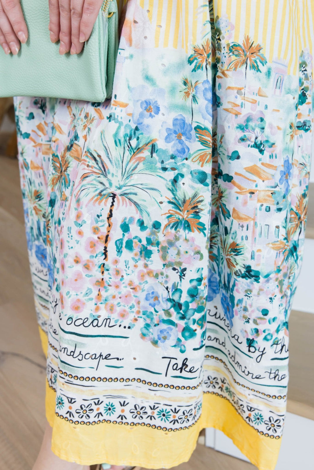 The Citrus Coast Midi Dress - Simply Polished Boutique