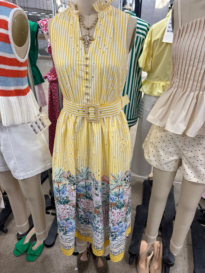 The Citrus Coast Midi Dress - Simply Polished Boutique