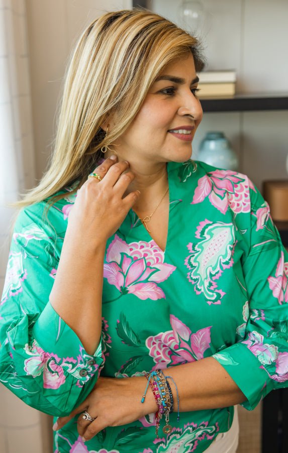 The Delaney Scallop Blouse - Simply Polished Boutique