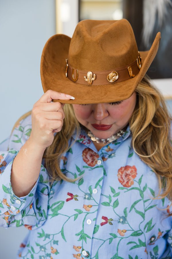 The Gold Rush Rodeo Hat - Simply Polished Boutique