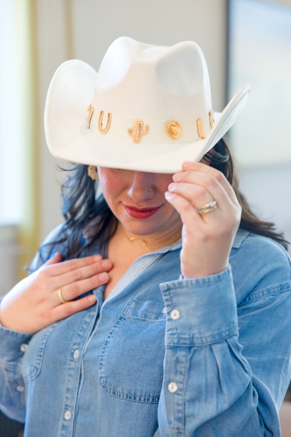 The Gold Rush Rodeo Hat - Simply Polished Boutique