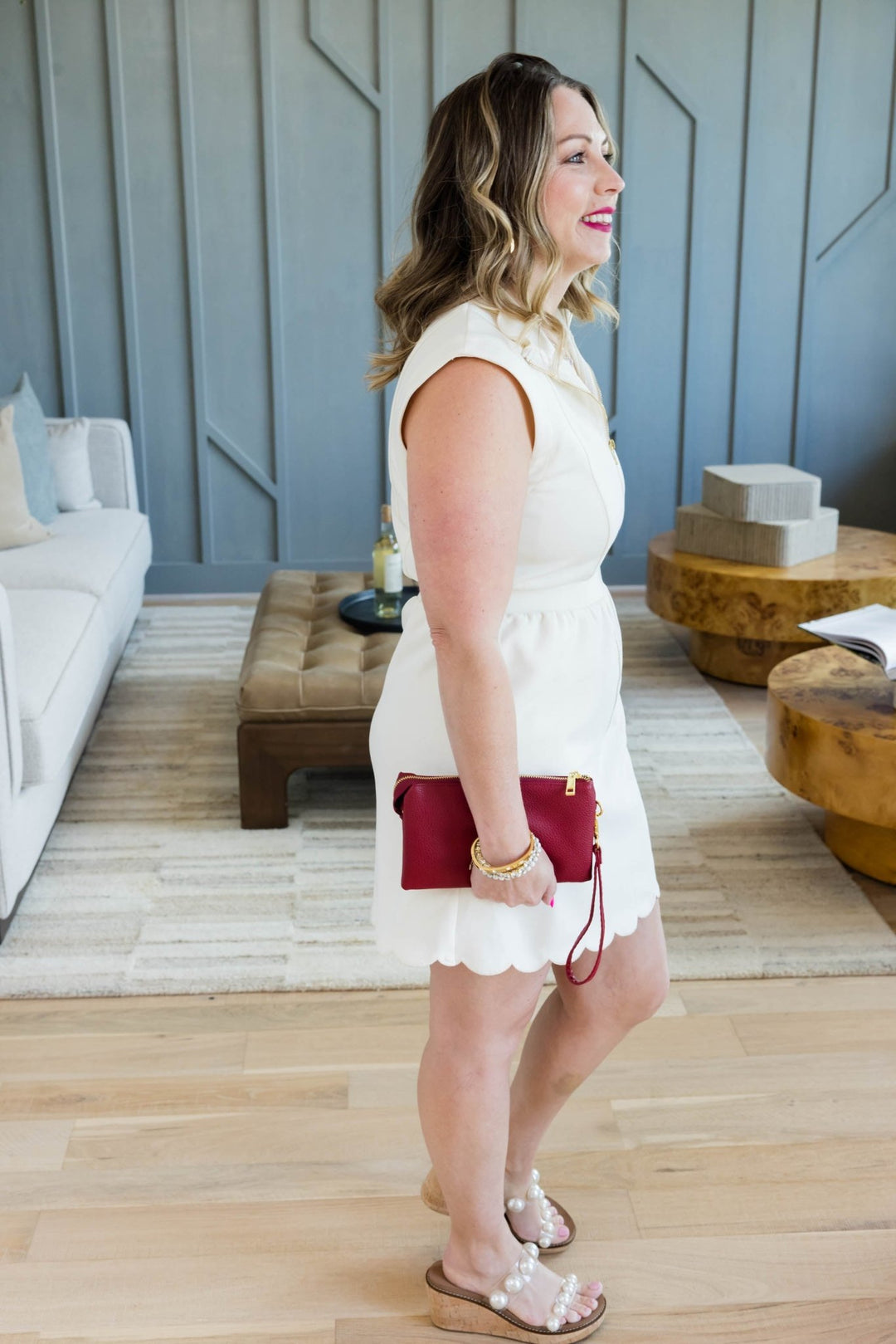The Hampton Scallop Dress - Simply Polished Boutique