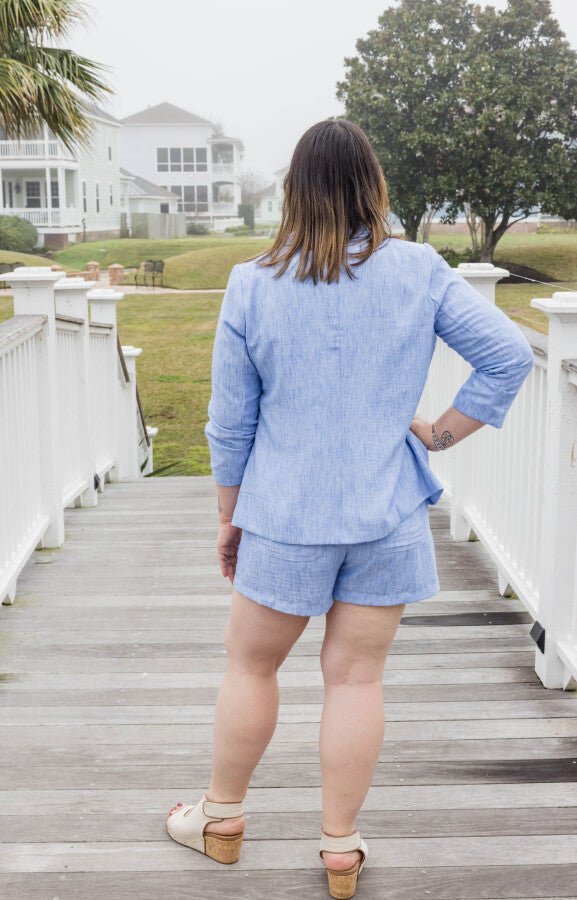 Harbor Breeze Relaxed Fit Coastal Blazer - Simply Polished Boutique