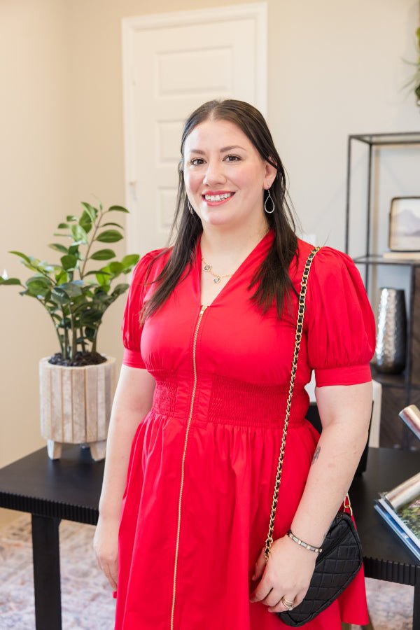 The Harper Zip Mini Dress - Simply Polished Boutique