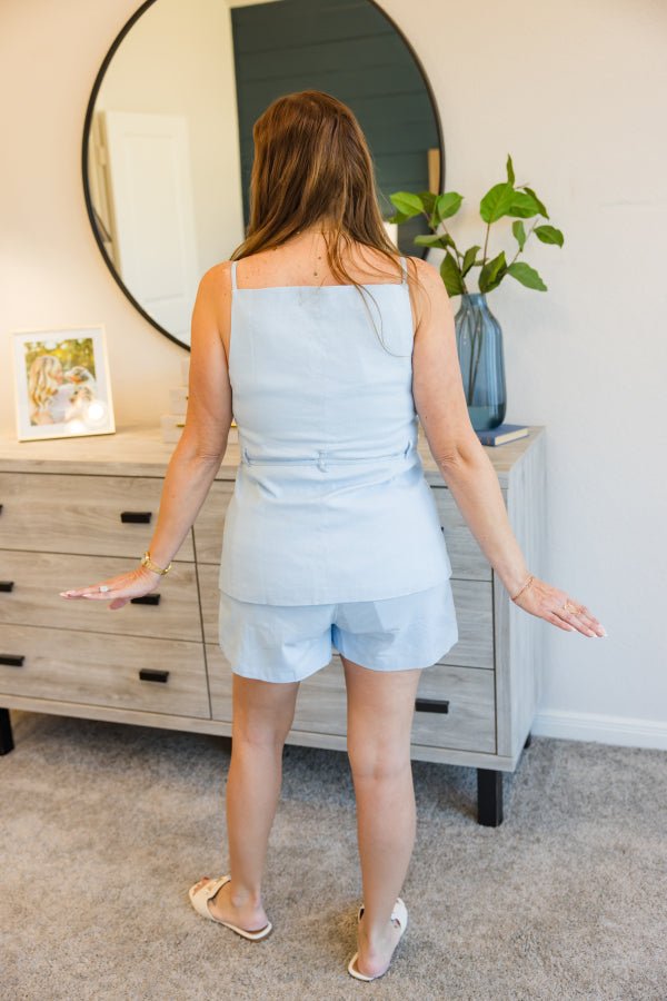 The Maren Button Shorts - Simply Polished Boutique