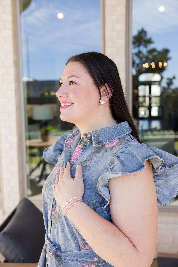 The Marlowe Flutter Mini Dress - Simply Polished Boutique