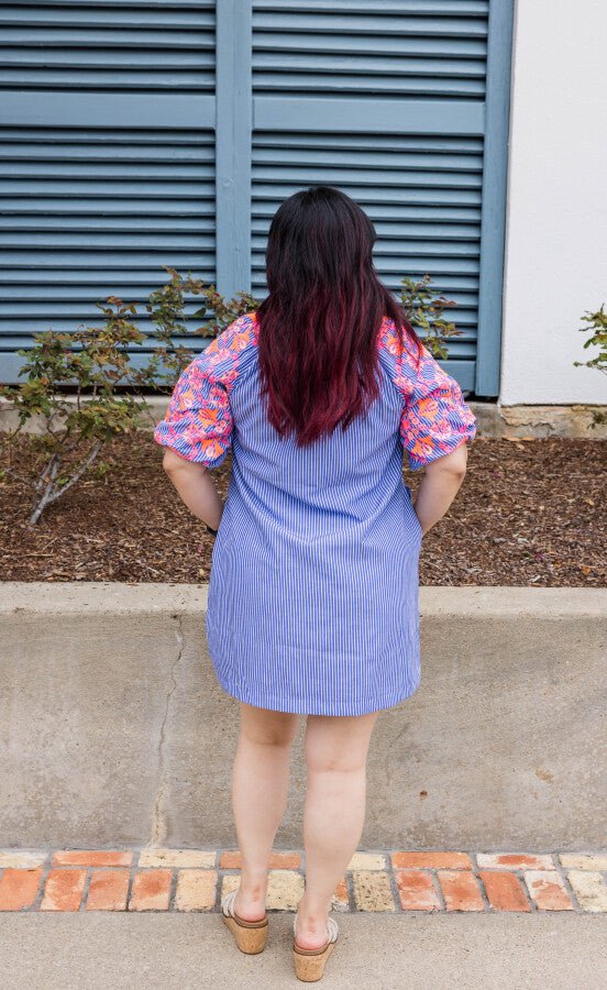 The Positano Stripe Dress - Simply Polished Boutique