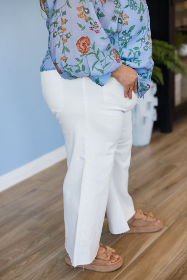 The Reese Wide Crop Jean by Judy Blue - Simply Polished Boutique