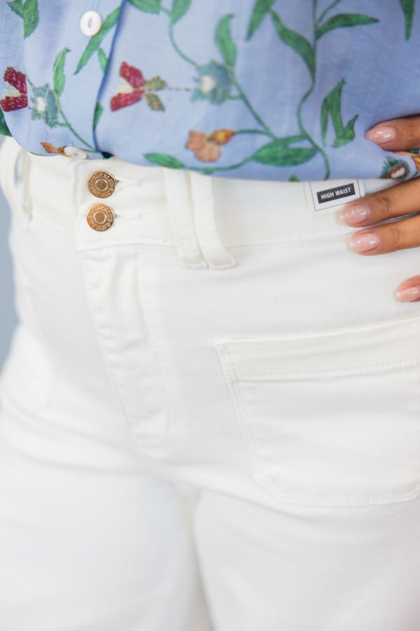 The Reese Wide Crop Jean by Judy Blue - Simply Polished Boutique