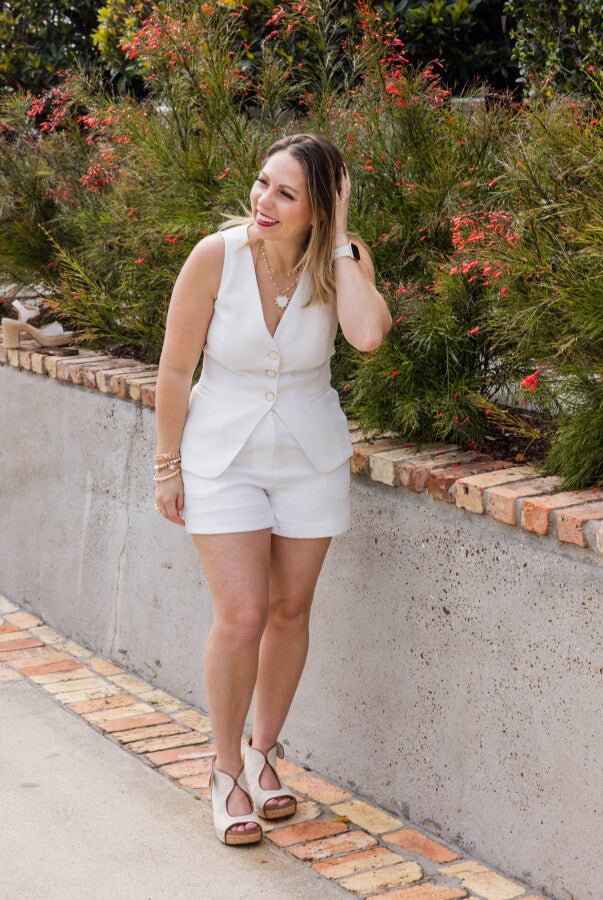 The Riviera Tailored Vest - Simply Polished Boutique