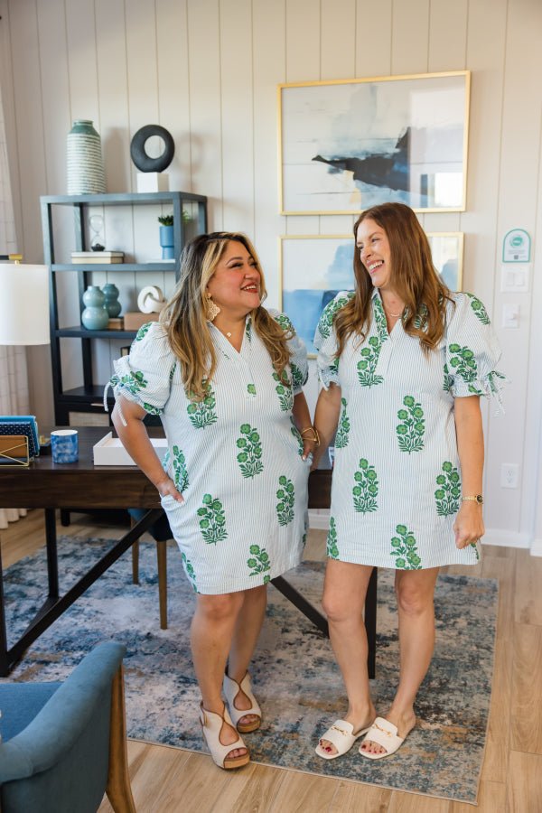 The Rowan Stripe Mini Dress - Simply Polished Boutique