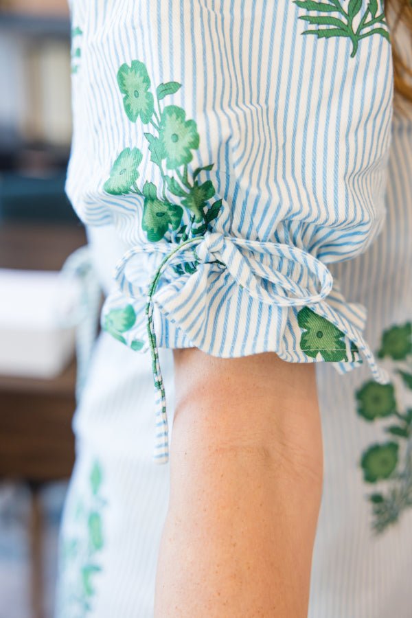 The Rowan Stripe Mini Dress - Simply Polished Boutique