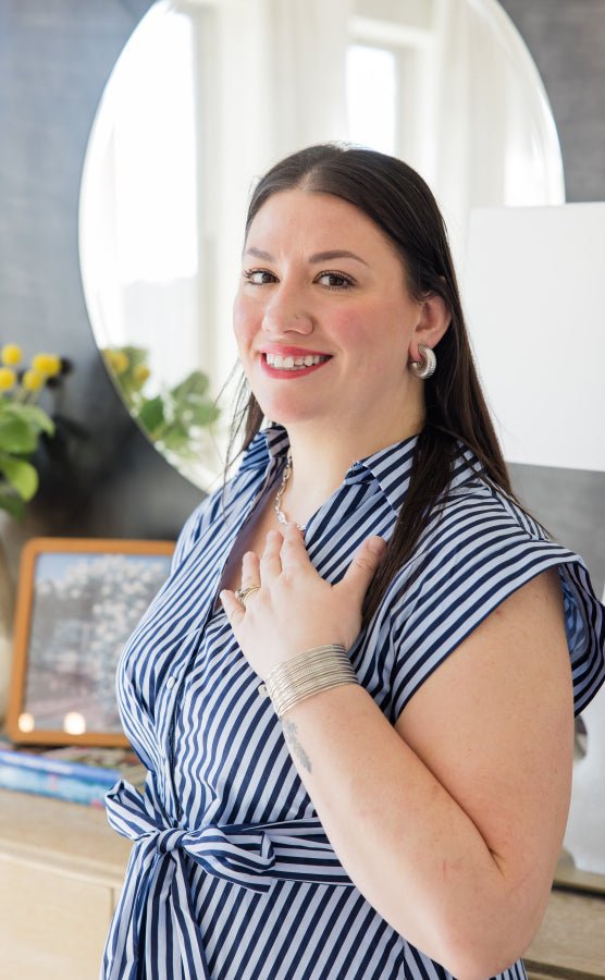 The Sutton Stripe Dress - Simply Polished Boutique