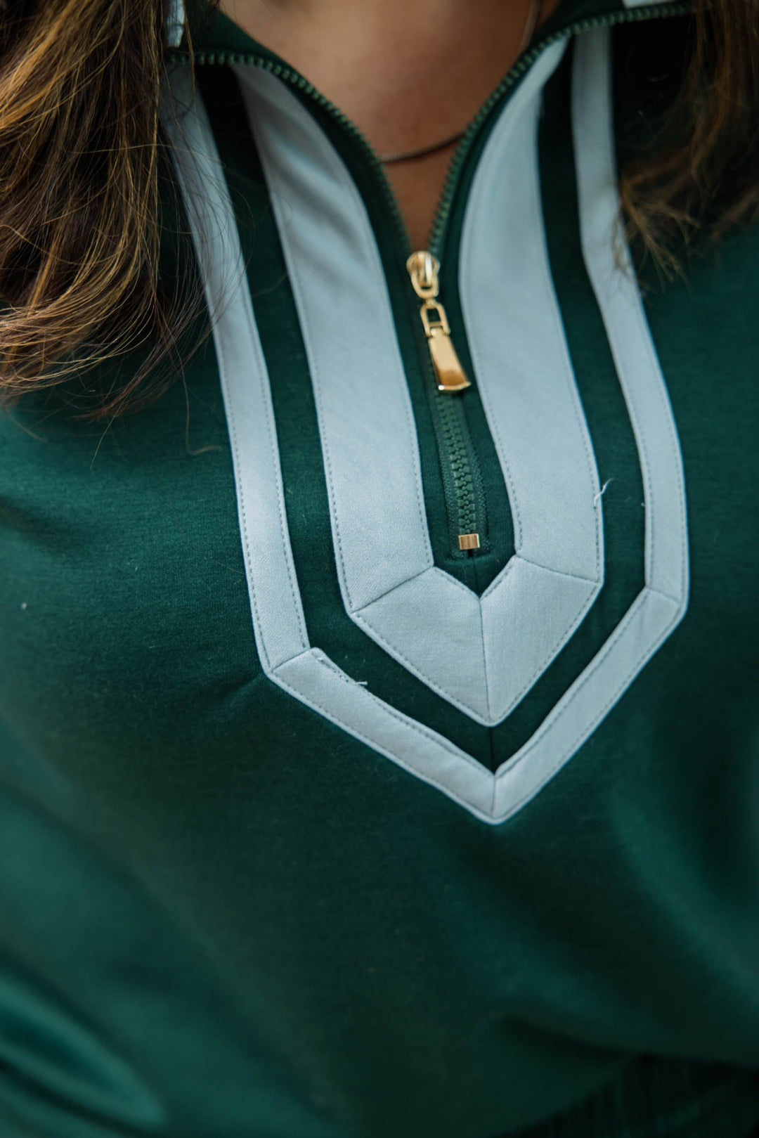 The Victory Lap Quarter Zip Top - Simply Polished Boutique