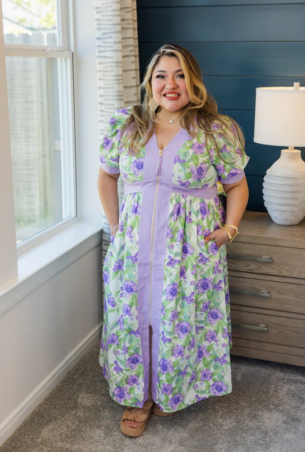 The Winslow Zip Front Dress - Simply Polished Boutique