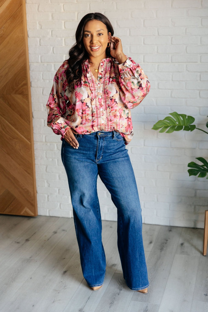 Understandably So Floral Blouse - Simply Polished Boutique